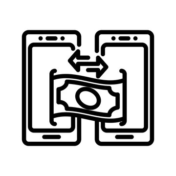 Cashless Society Anxiety - Fear of digital money control economy icon