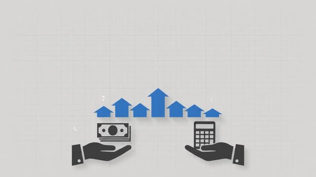 Financial Growth and Investment Strategy Motion Graphic