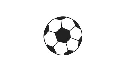 Naklejka premium soccer ball on white background
