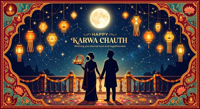 Happy Karwa Chauth Festival.