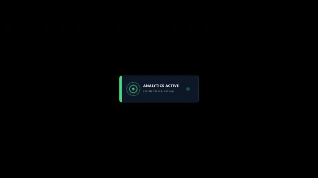 SaaS analytics system status monitoring overlay