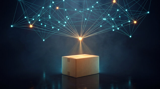 Cardboard Parcel Connecting to a Wide Digital Supply Network