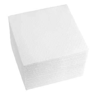 Paper Napkin isolated, full depth of field