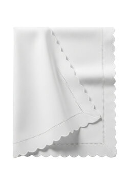 Clean white microfiber cloth for cleaning screens and delicate surfaces isolated on transparent background