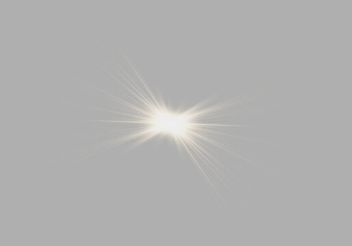 Luminous sunray PNG shines with warm golden tones. Smooth beams create a soft radiant aura. Sparkling details enhance the glowing effect.