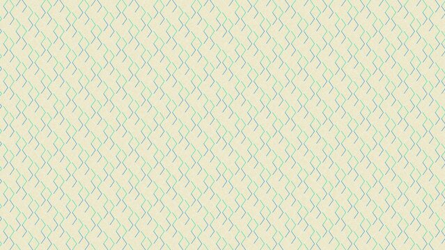 Diamond zigzag pattern in teal and blue on cream, chevron argyle textile texture background