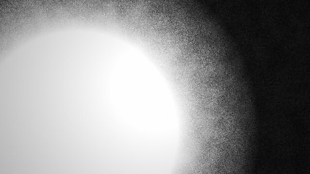 Abstract dark textured background with bright white glowing light curve