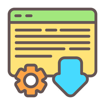 Landing Page Design Icon