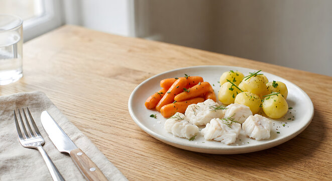 Weiche mundgerechte Fischmahlzeit f&uuml;r Erwachsene