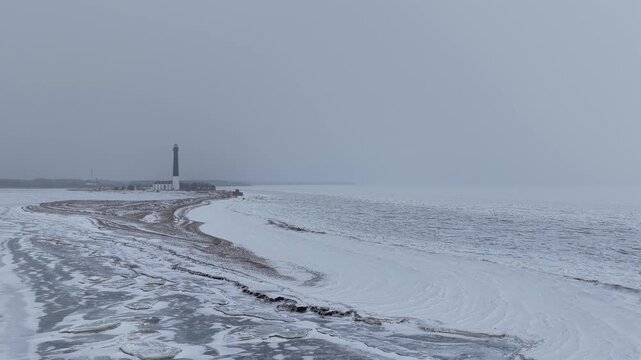 Finland Baltic Saaremaa Island S&auml;&auml;re Laht S&otilde;rve Lighthouse and Beach Kura Kurk Sea Looduskaitseala Nature Reserve