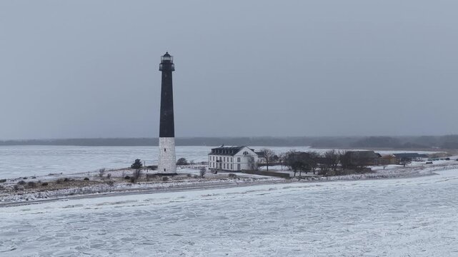 Finland Baltic Saaremaa Island S&auml;&auml;re Laht S&otilde;rve Lighthouse and Beach Kura Kurk Sea Looduskaitseala Nature Reserve