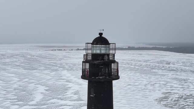 Finland Baltic Saaremaa Island S&auml;&auml;re Laht S&otilde;rve Lighthouse and Beach Kura Kurk Sea Looduskaitseala Nature Reserve