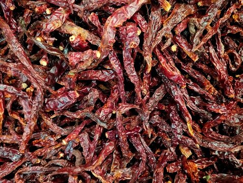 Red hot chili peppers, dried chili 