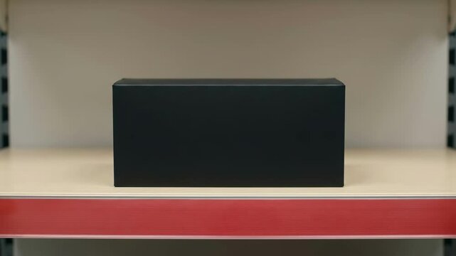 Hands reaching for last black product box during retail sale