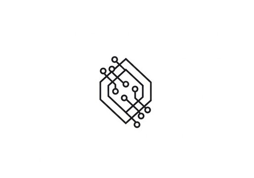 Abstract Geometric Technology Circuit Design