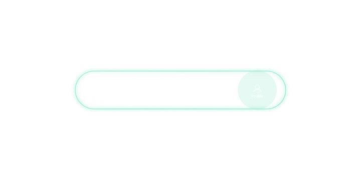 Minimalist toggle switch icon, light green user interface button, modern digital slider element for web design and mobile apps