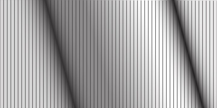 Halftone gradient texture. Black diagonal gradient background. Repeating slanted scribble pattern background. Vibrant parallel lines wallpaper. Vanishing flex moire overlay. Vector