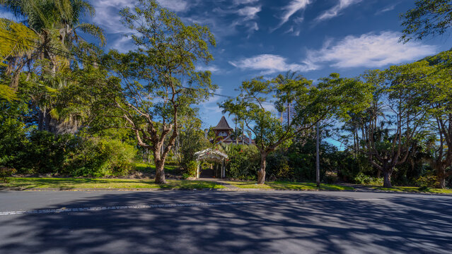 Suburban residential Brick house in Sydney  NSW Australia 
