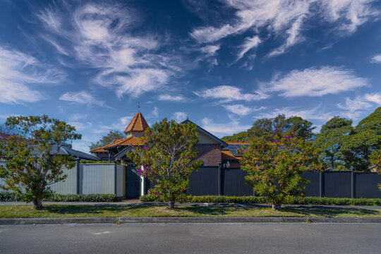 Suburban residential Brick house in Sydney  NSW Australia 