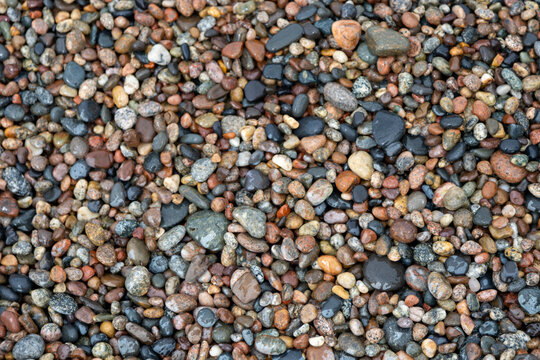 Wet rocks on the southern shore of Lake Superior