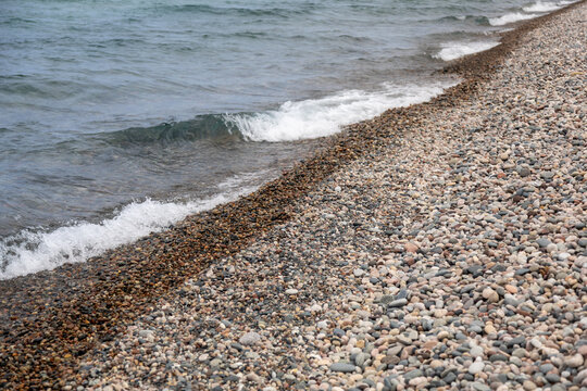 Rocky southern shore of Lake Superior