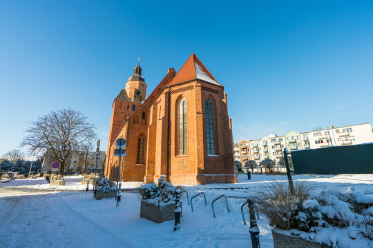St. Mary's Cathedral in Gorzow Wielkopolski, Poland
