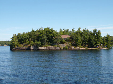 Summer landscape of lake Muskoka