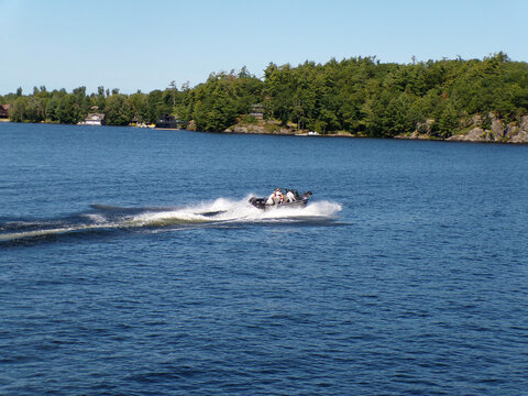 Summer landscape of lake Muskoka