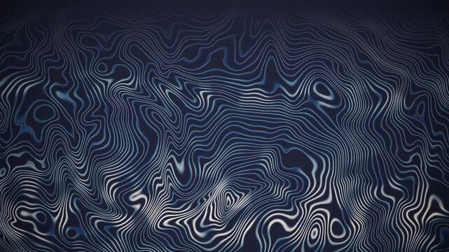 Topographic contour lines animation seamless background motion graphic loop 4K