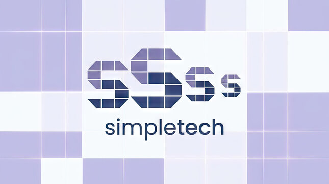 Geometric stylized letter S icons for technology branding.