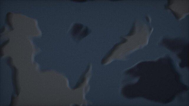 Blue camouflage fabric texture animation abstract background seamless loop 4K
