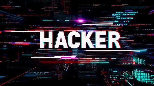 Cyber Hacker and Digital Security Threat Background