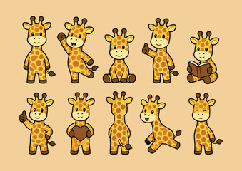 Obraz premium Reticulated Giraffe
