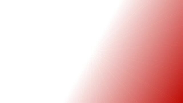 Red and white squares moving across black background with subtle gradient transition