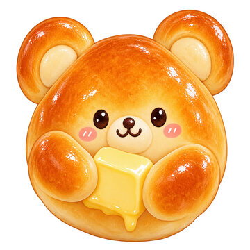 Cute butter bread