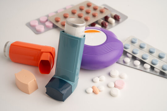 Asthma and chronic obstructive pulmonary disease COPD, metered dose inhaler MDI.