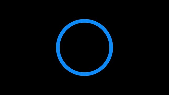 Blue Play Button Icon for Digital Media and User Interface Start