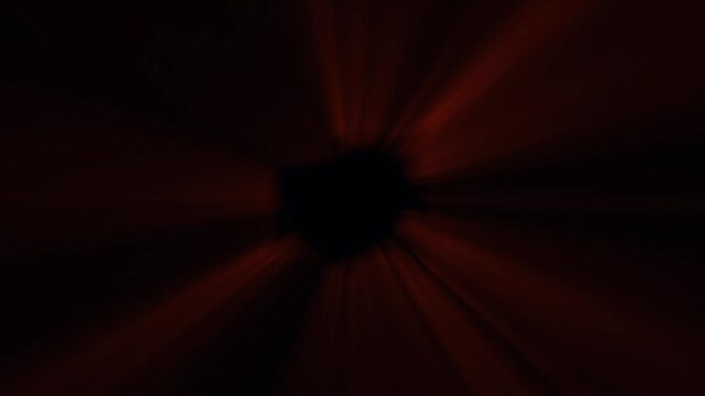 Red Light Rays emanating from dark center with subtle cinematic motion during darkness