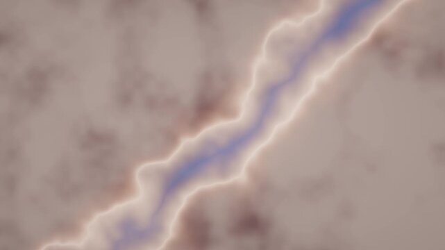 Abstract glowing energy tear expanding across textured brown background animation 4K