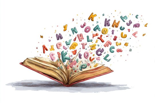 Open book releasing letters