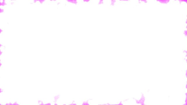 Abstract Purple Particles on White Film Strips with Black Background Cinematic Abstract