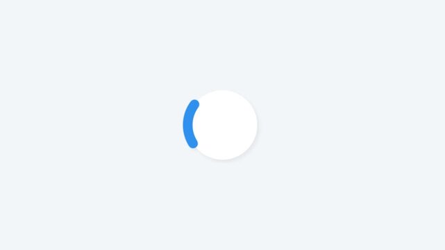 Animated loading spinners in a clean UI sequence during digital processing with subtle light