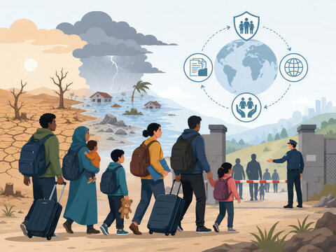 Climate Refugees and Forced Migration Due to Natural Disasters and Climate Change
