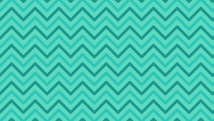 Teal and mint green chevron pattern background with seamless zigzag geometric design.