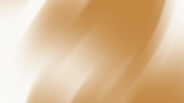 Smooth flowing abstract motion background with warm brown and white gradients