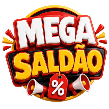 Super Sale 3D Promotional Badges and Labels Collection