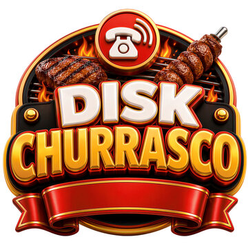Barbecue Special 3D Promotional Badges and Labels Collection