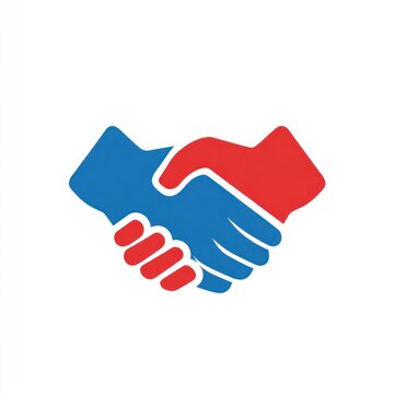 Handshake agreement with transparent background