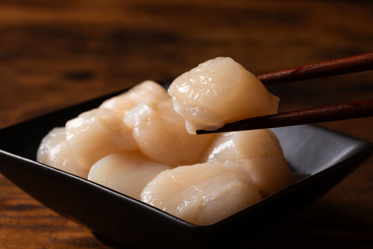 帆立の刺身