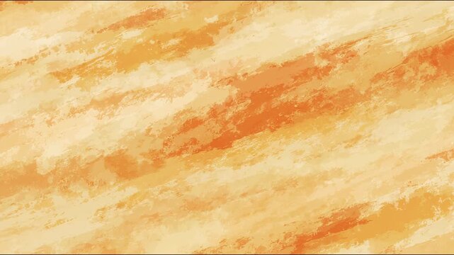 Dusty Orange And Sand Beige Abstract Grunge Background With Random Desert Brush Strokes And Flat Textures For Warm Adventure Videos